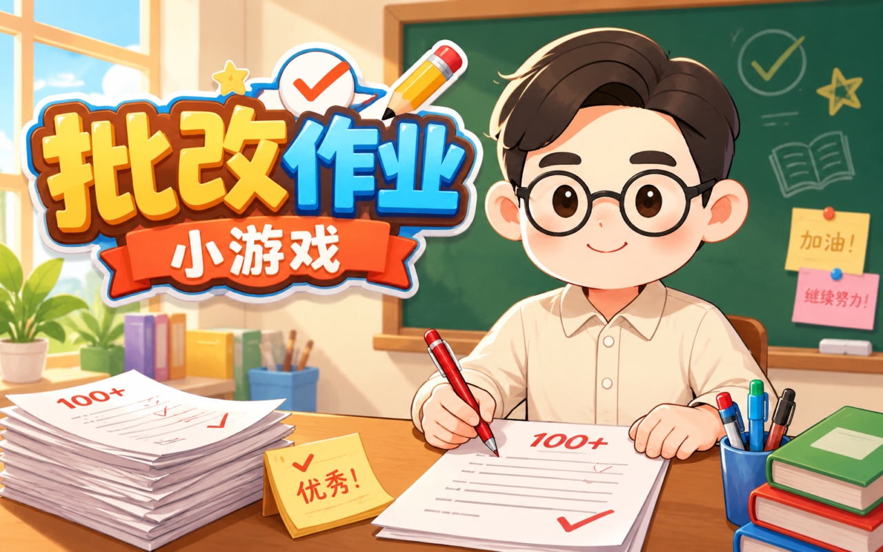 批改作业小游戏