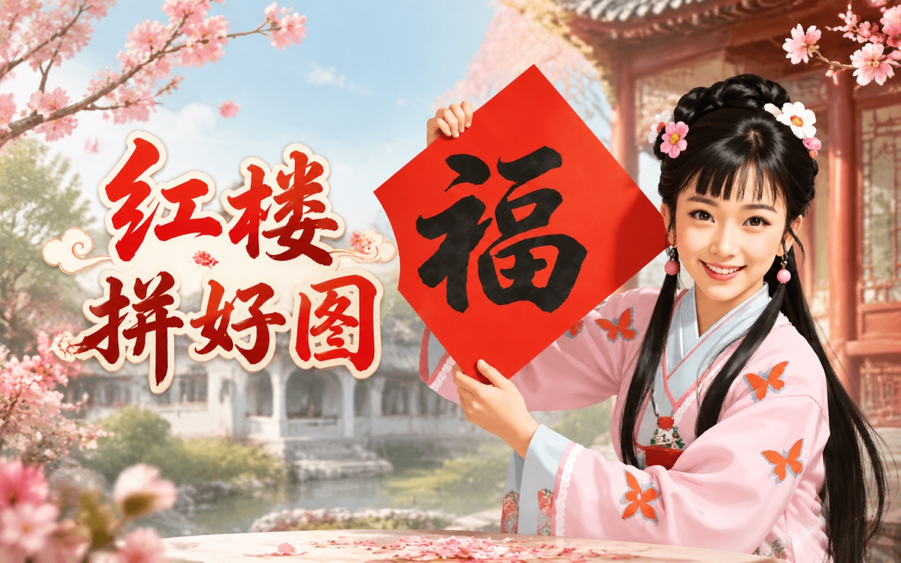 红楼拼好图