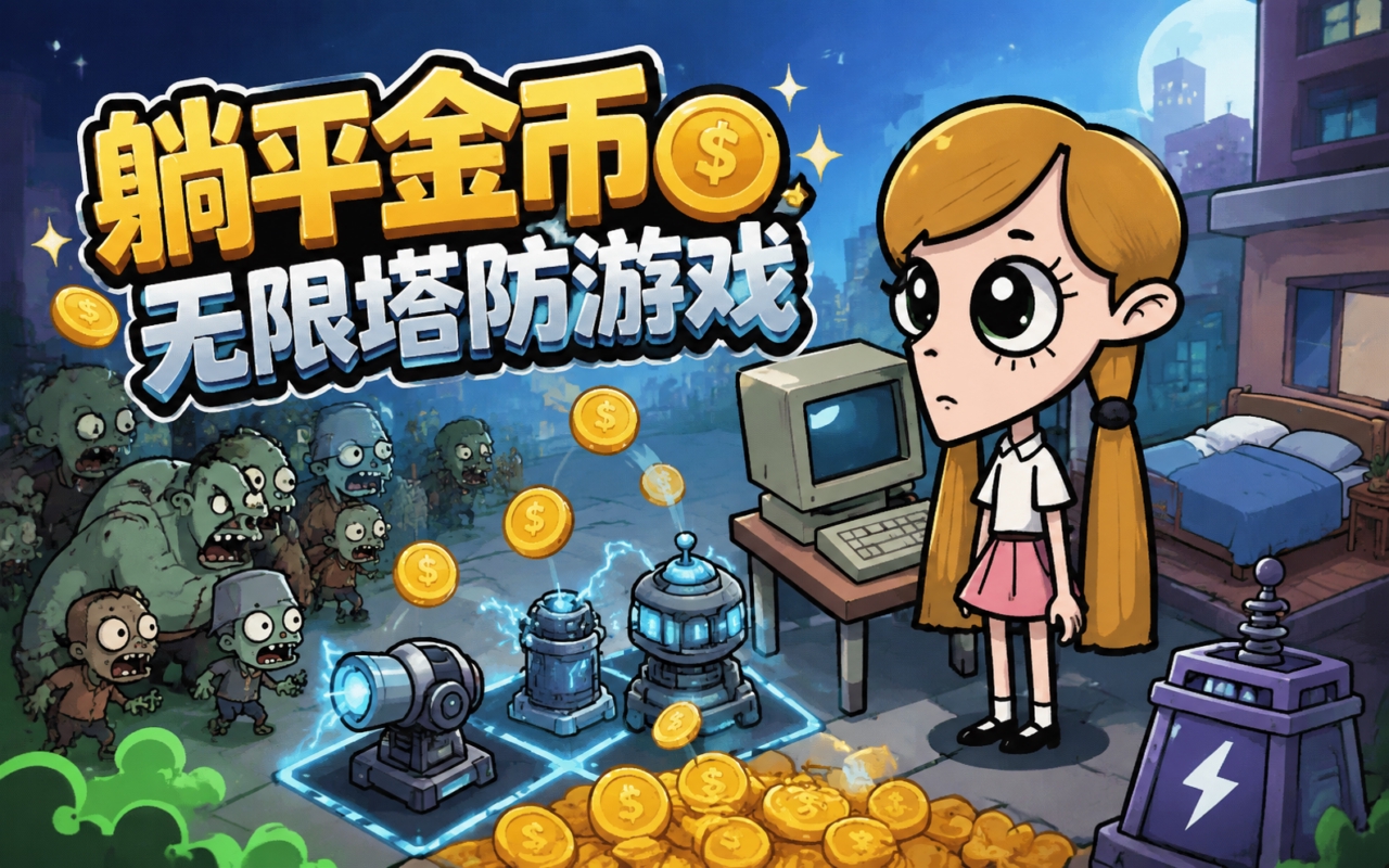躺平金币无限塔防游戏