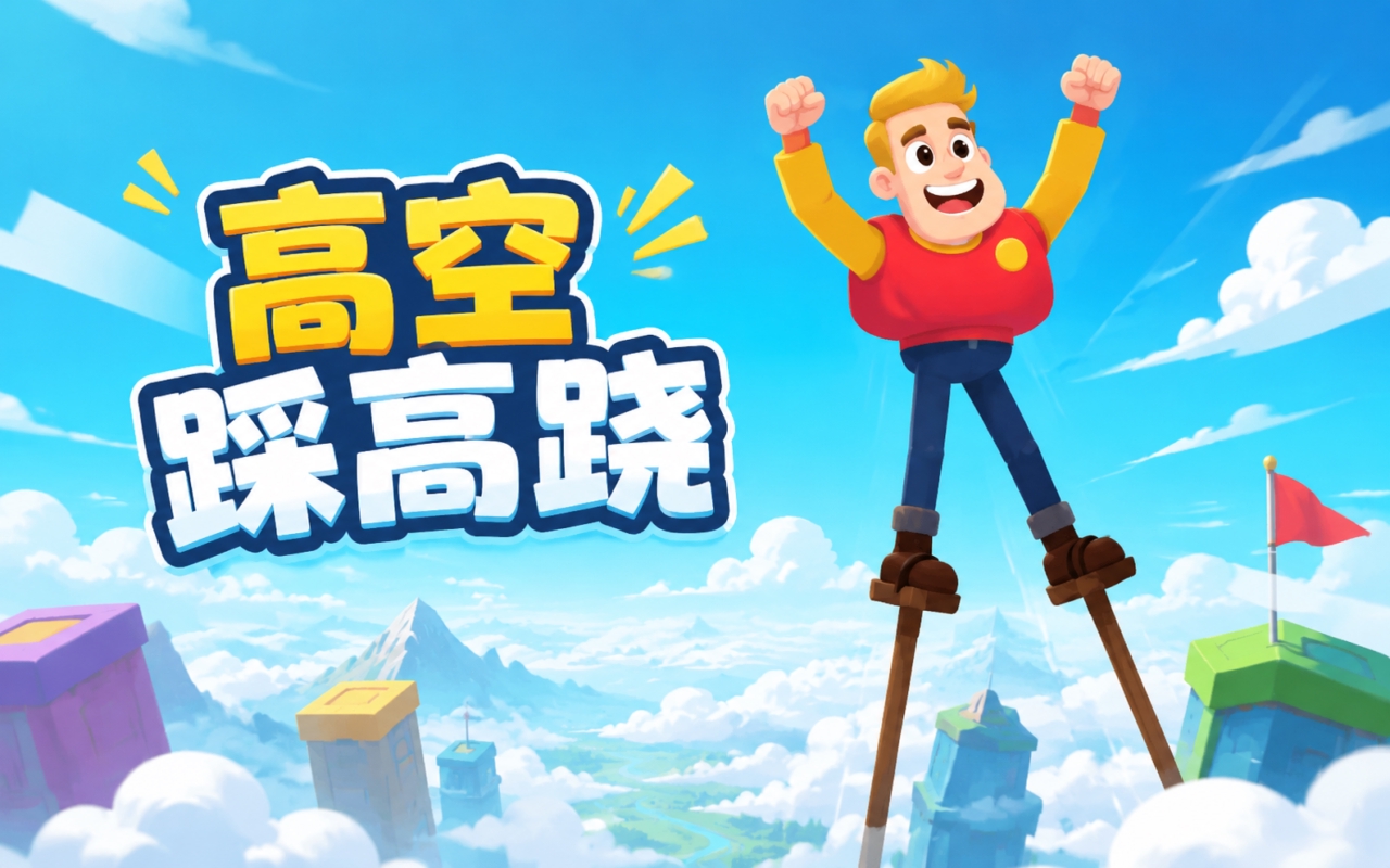 高空踩高跷