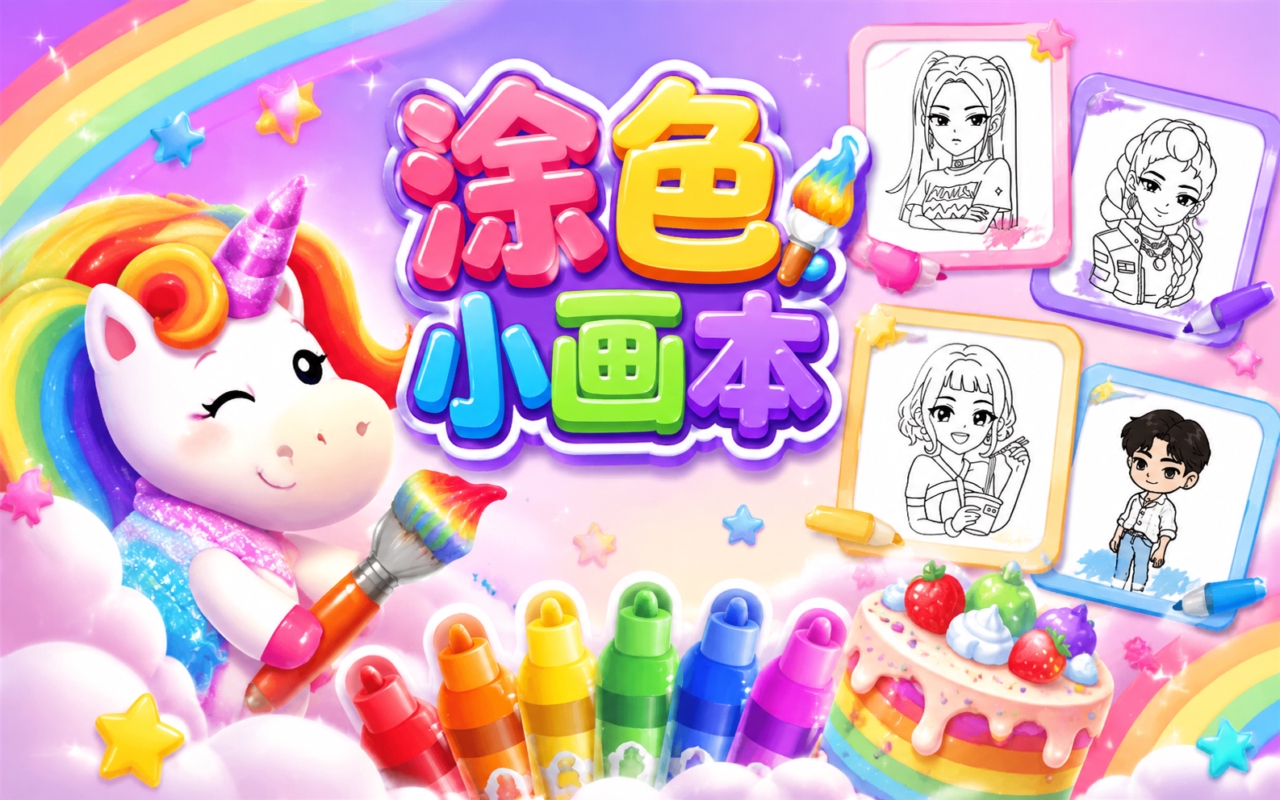 涂色小画本