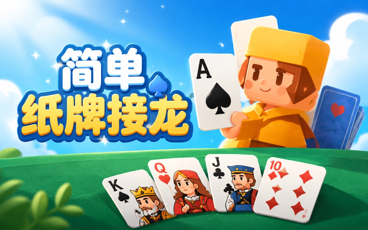 简单纸牌接龙