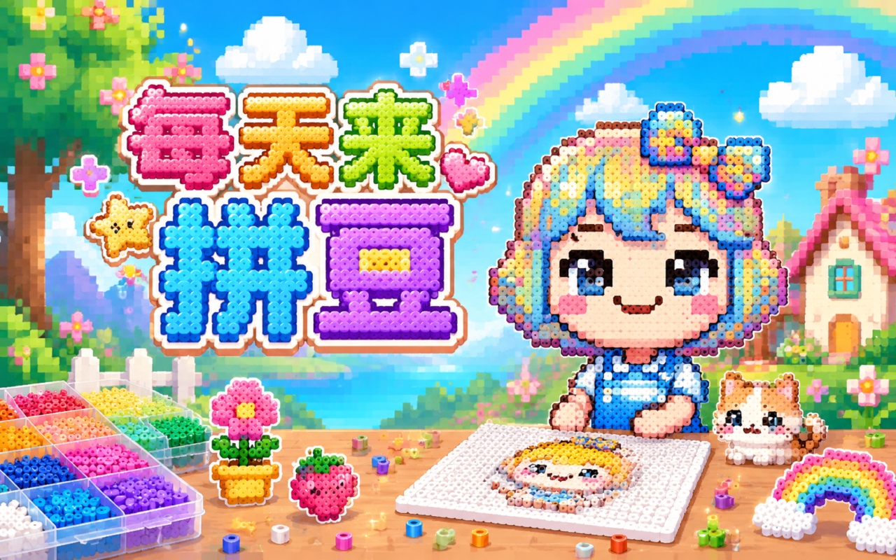 每天来拼豆
