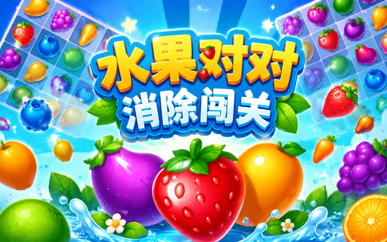水果对对消除闯关