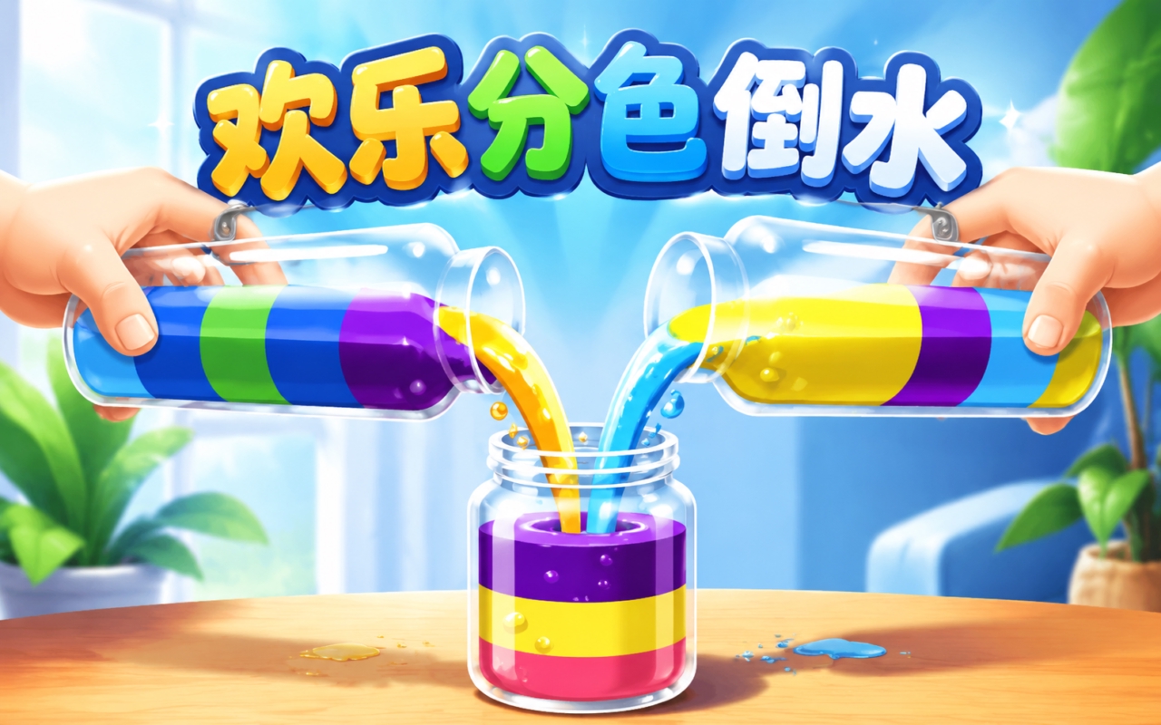 欢乐分色倒水