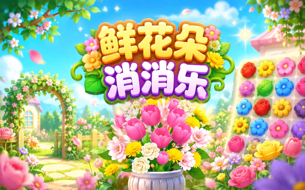 鲜花朵消消乐