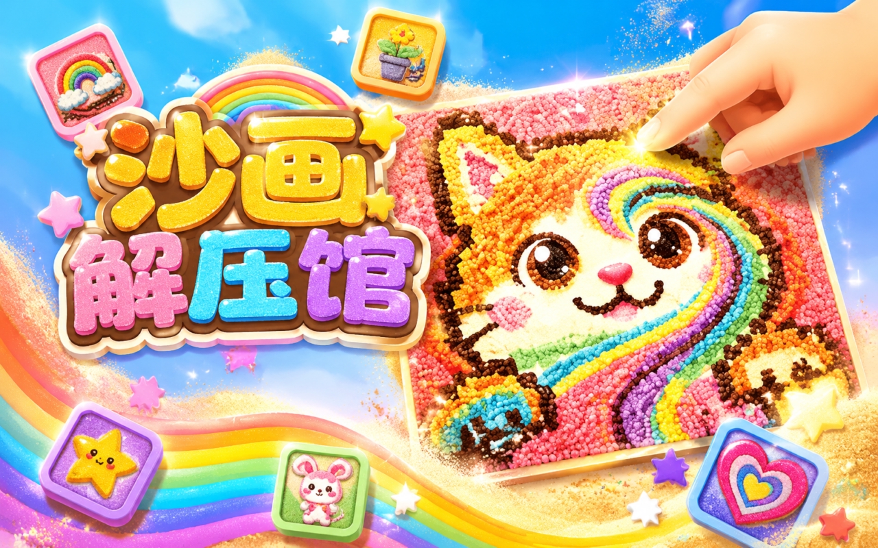 沙画解压馆