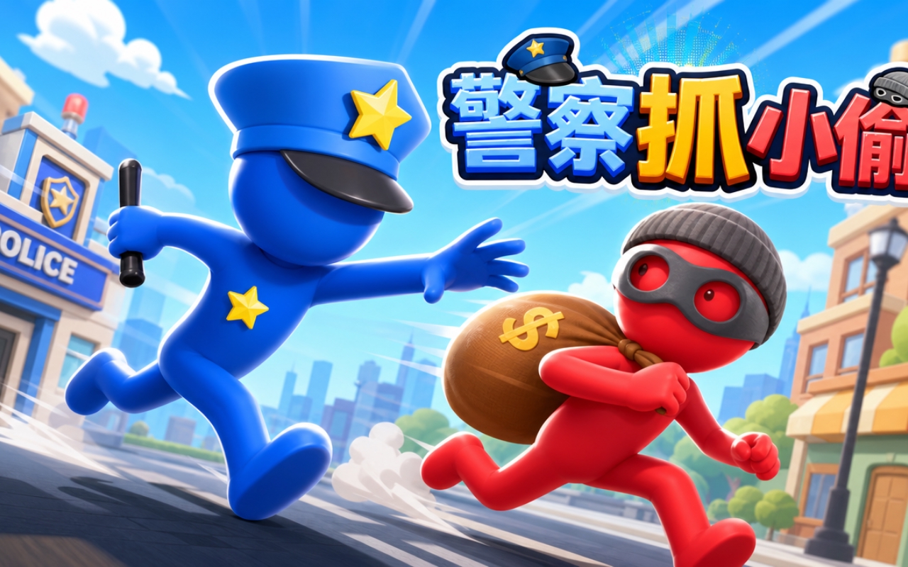 警察抓小偷