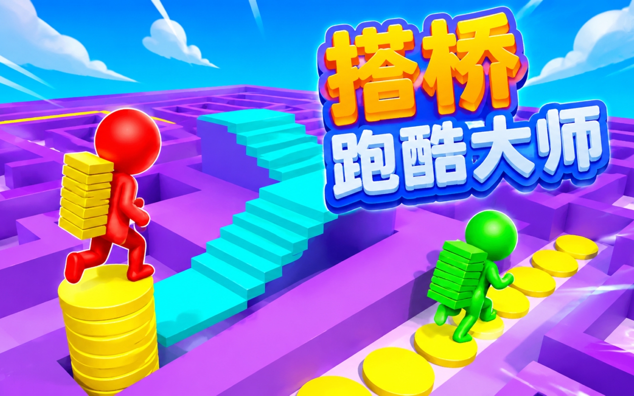 搭桥跑酷大师