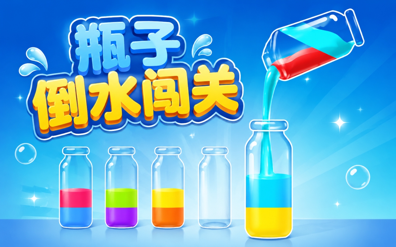 瓶子倒水闯关