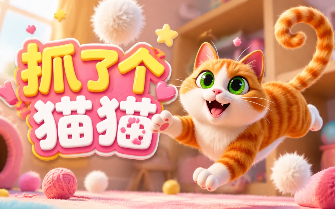 抓了个猫猫