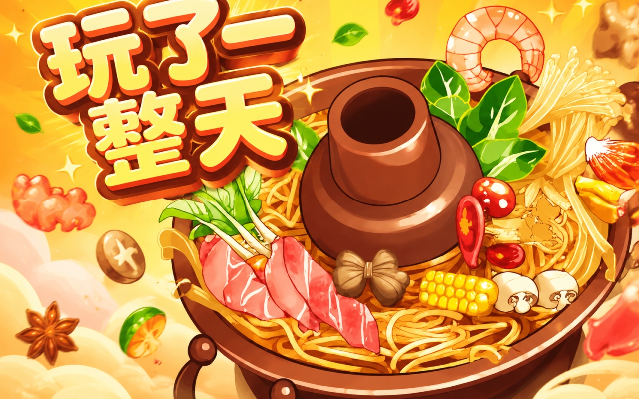 玩了一整天