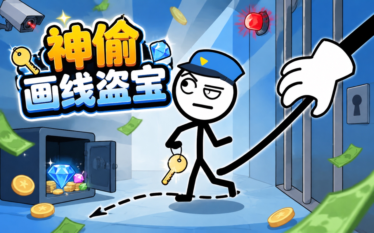 神偷画线盗宝