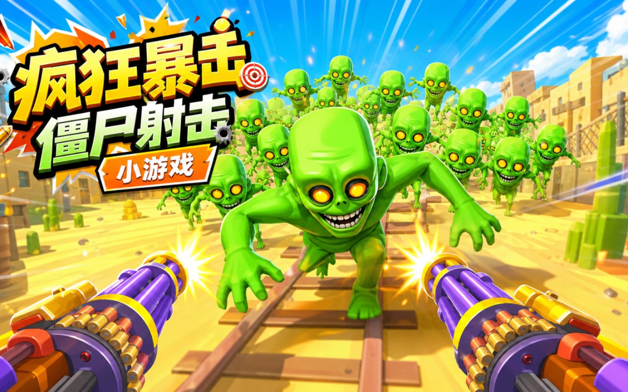 疯狂暴击僵尸射击小游戏