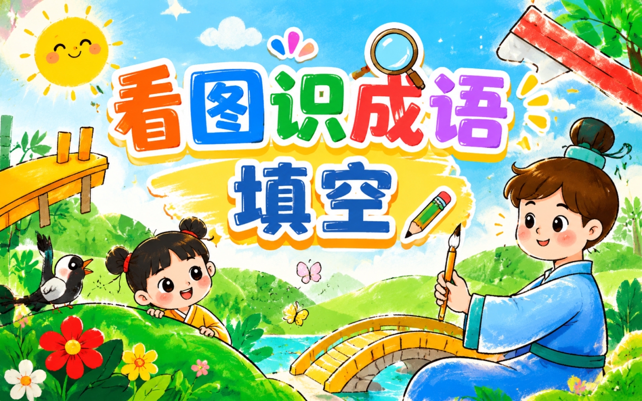 看图识成语填空