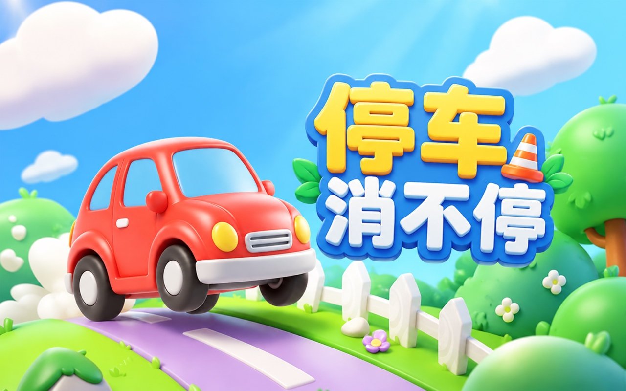 停车消不停