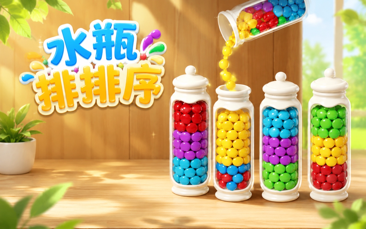 水瓶排排序