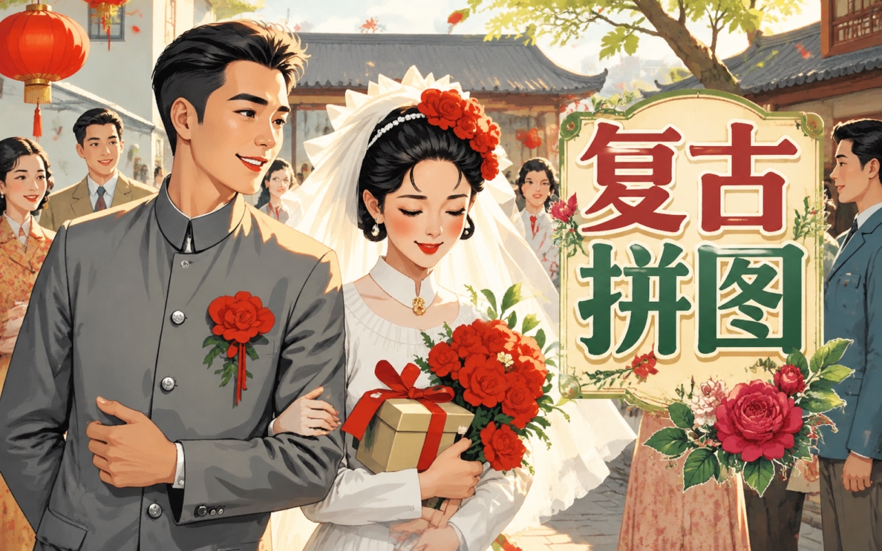 复古拼图