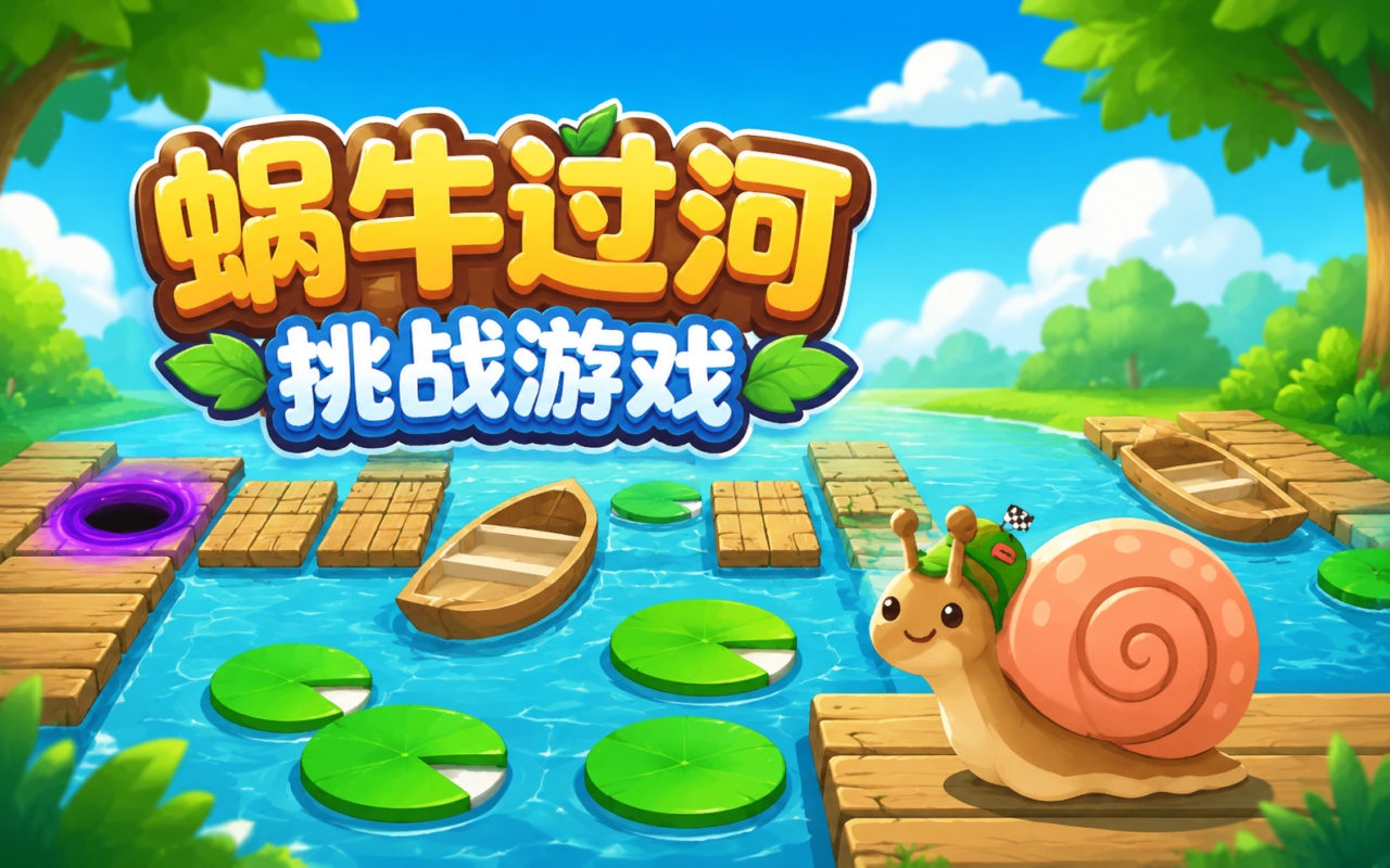 蜗牛过河挑战游戏