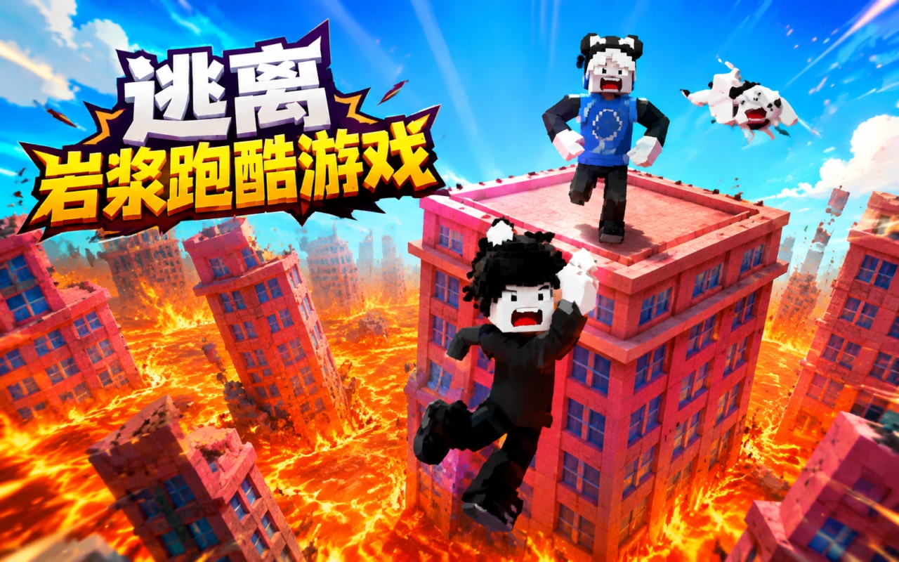 逃离岩浆跑酷游戏