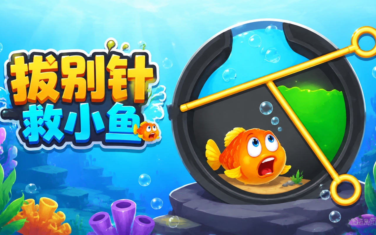 拔别针救小鱼