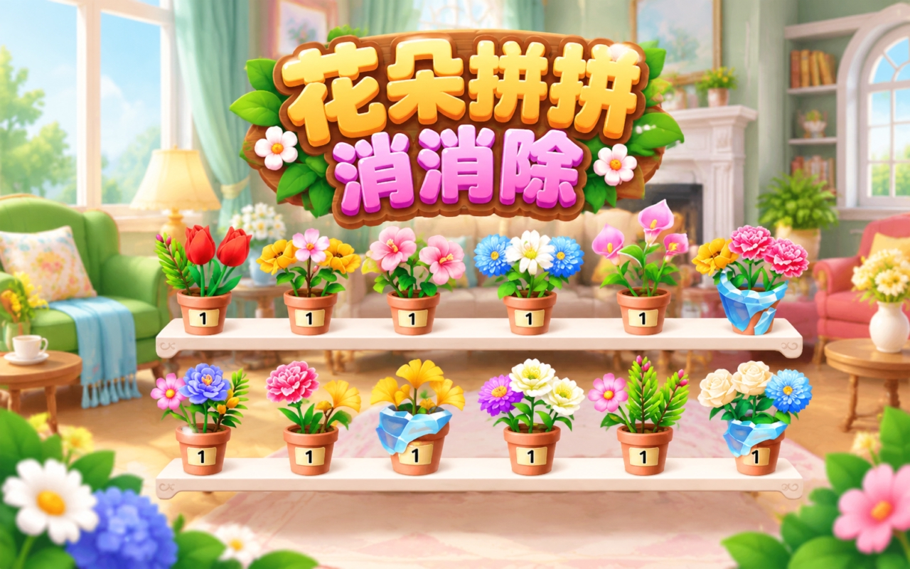 花朵拼拼消消除