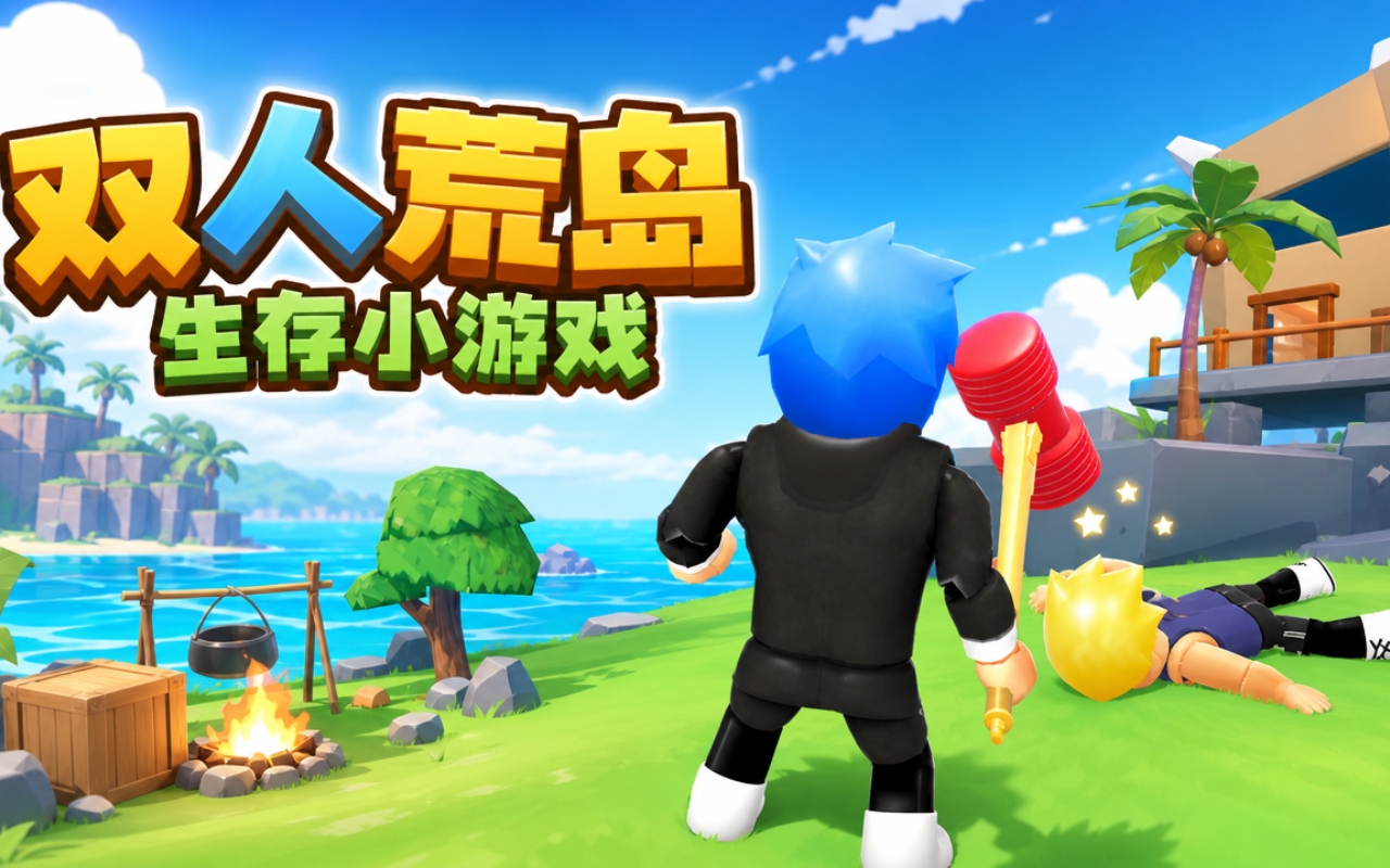 双人荒岛生存小游戏