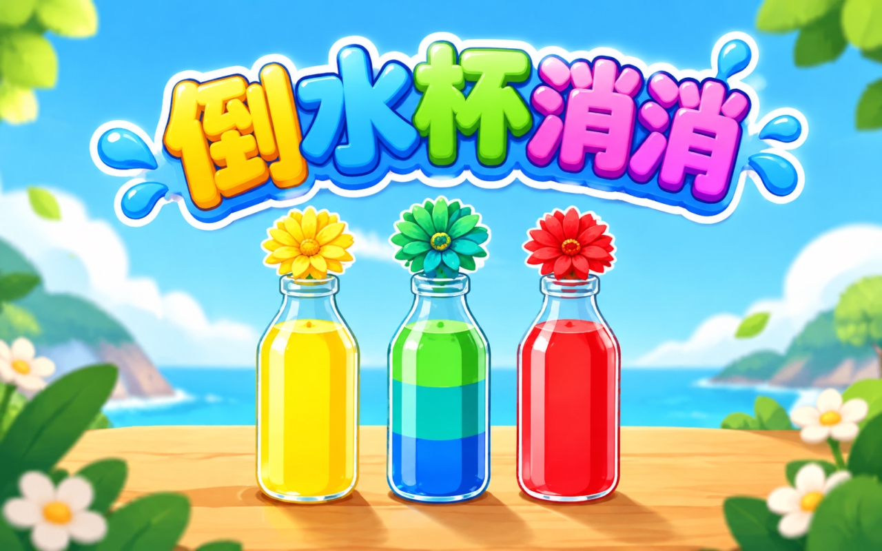 倒水杯消消