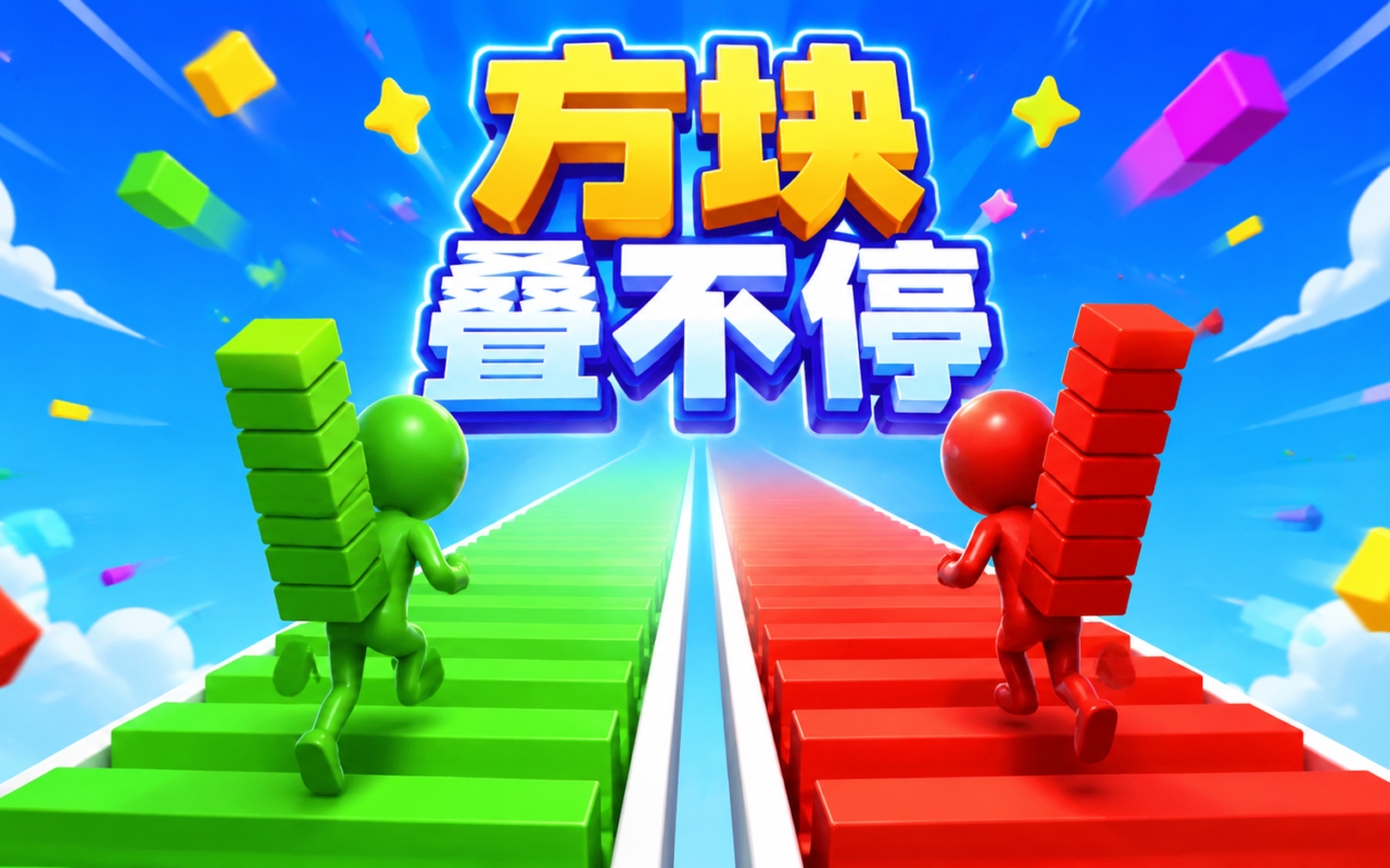 方块叠不停