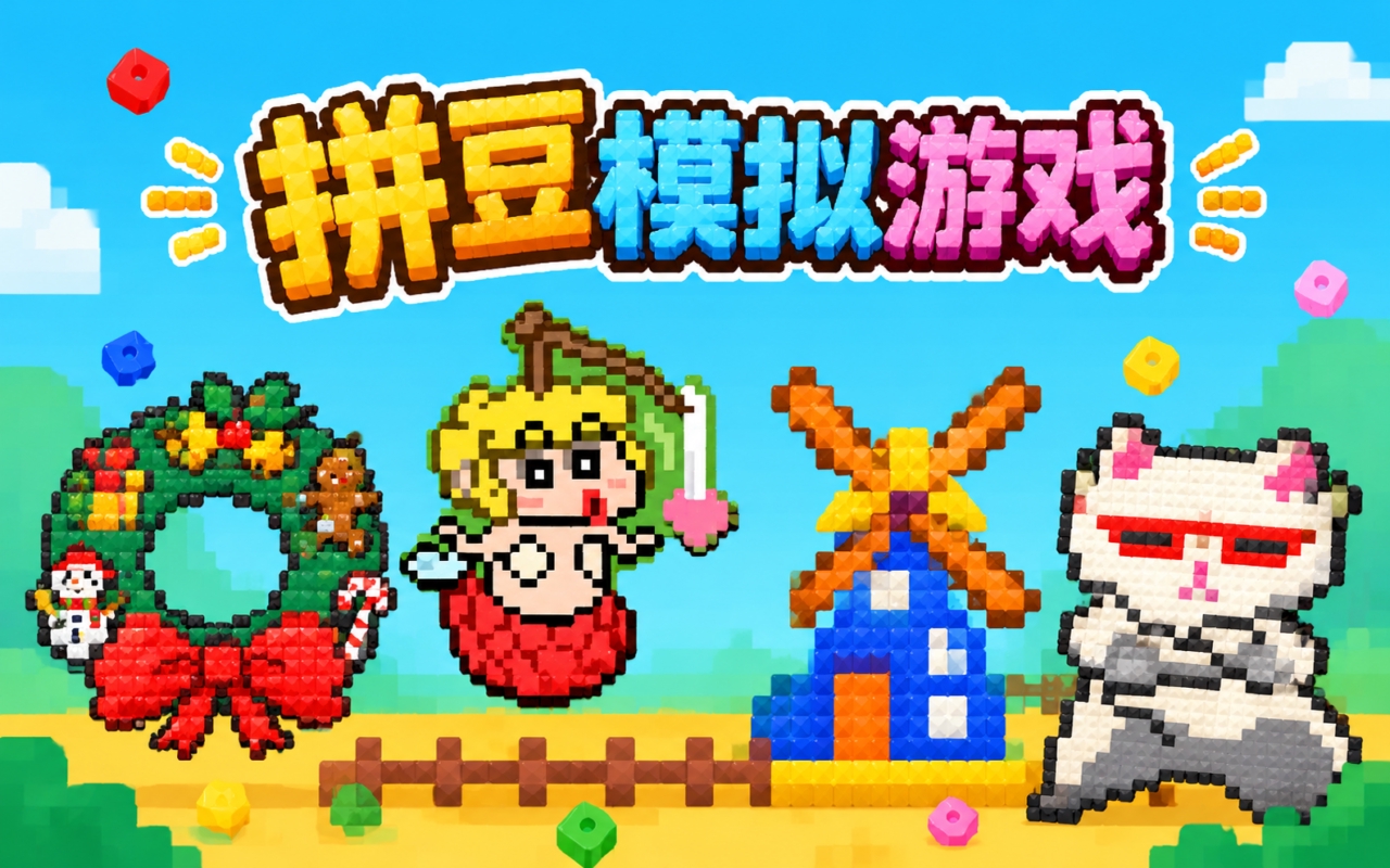拼豆模拟游戏
