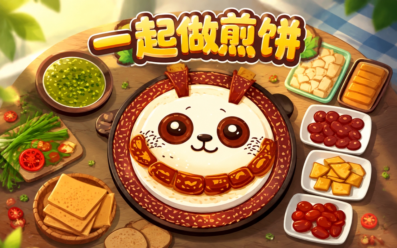 一起做煎饼