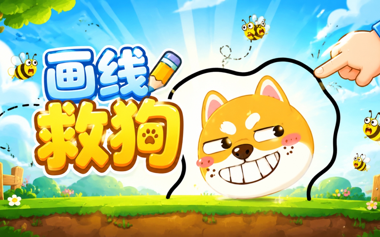 画线救狗