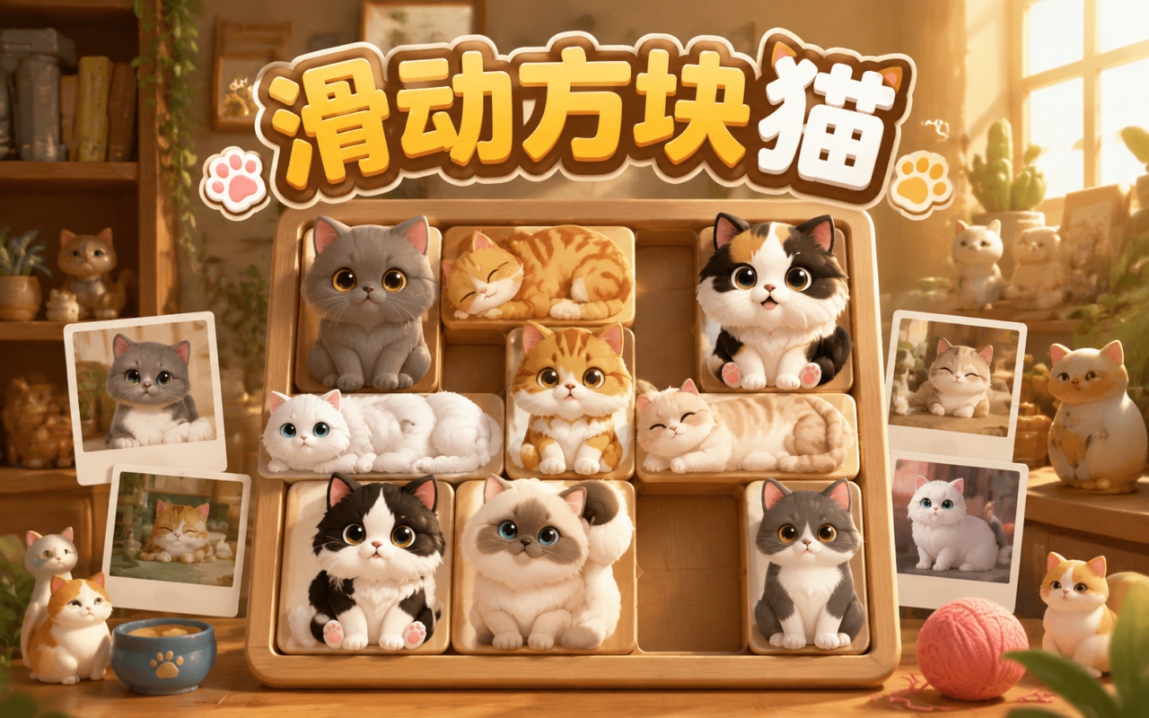 滑动方块猫