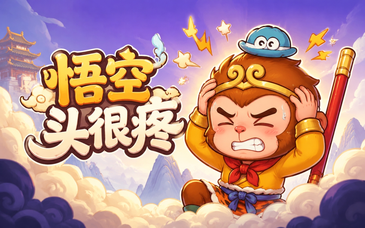 悟空头很疼