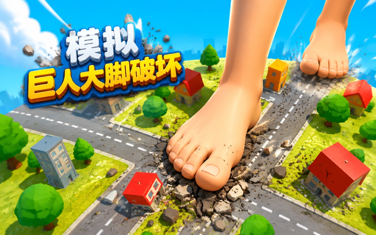 模拟巨人大脚破坏