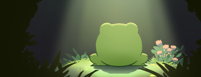 一只井底的蛙想去看海