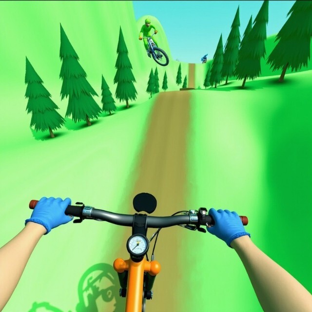 自行车山路赛游戏