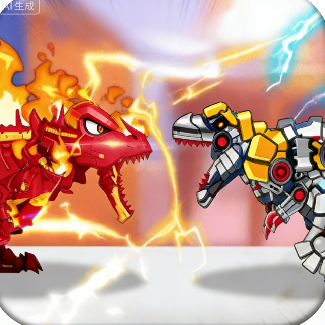 机甲恐龙战神决斗