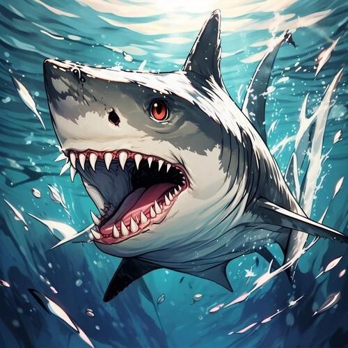 海底鲨鱼猎杀生存进化