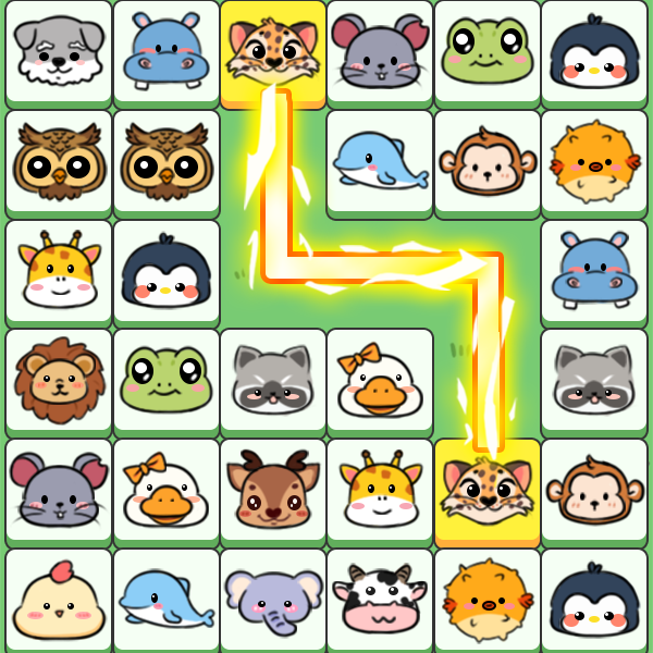 经典动物连一连