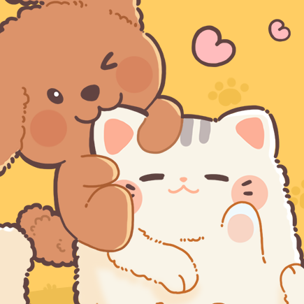 猫猫狗狗一起玩