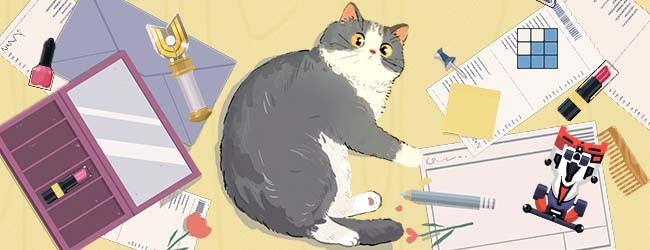 捣乱的猫和聪明的我