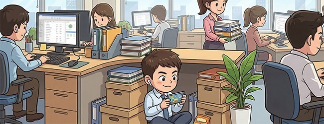 办公室躺平求生