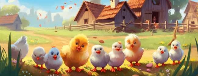 碰撞的小鸡滚滚