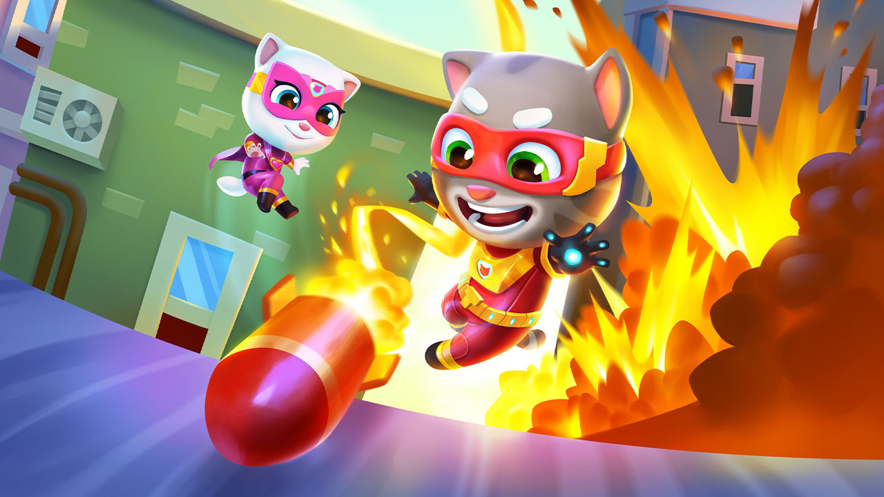 《汤姆猫英雄跑酷》游戏截图4