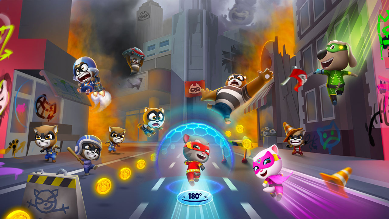 《汤姆猫英雄跑酷》游戏截图5