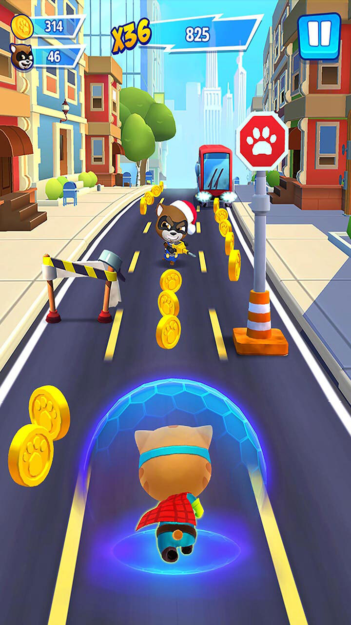 《汤姆猫英雄跑酷》游戏截图2