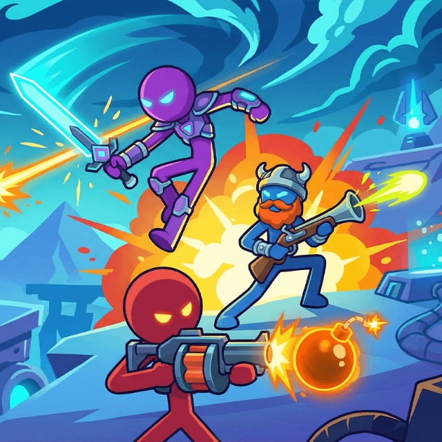  火柴人疯狂乱斗