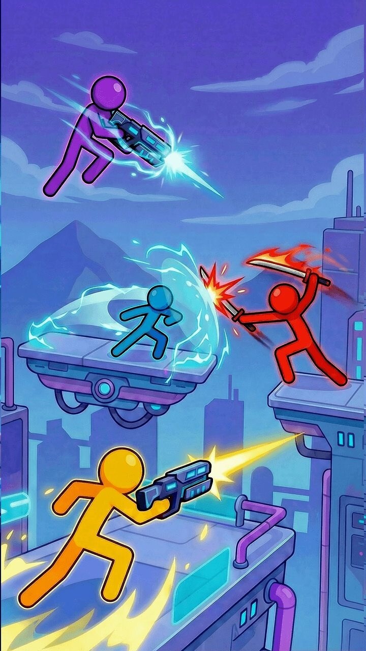  火柴人疯狂乱斗