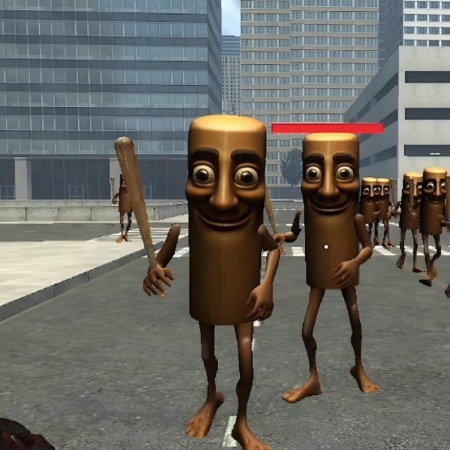 外国山海之木棍人跑酷